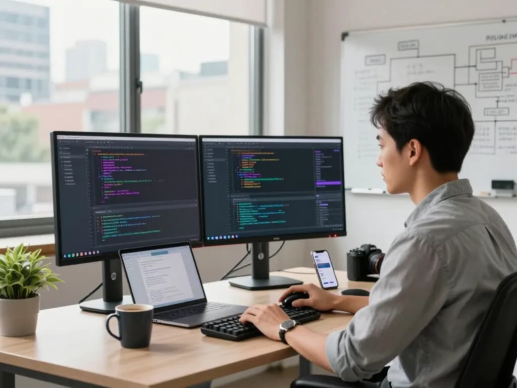openclaw user setting up personal AI assistant in a modern workspace