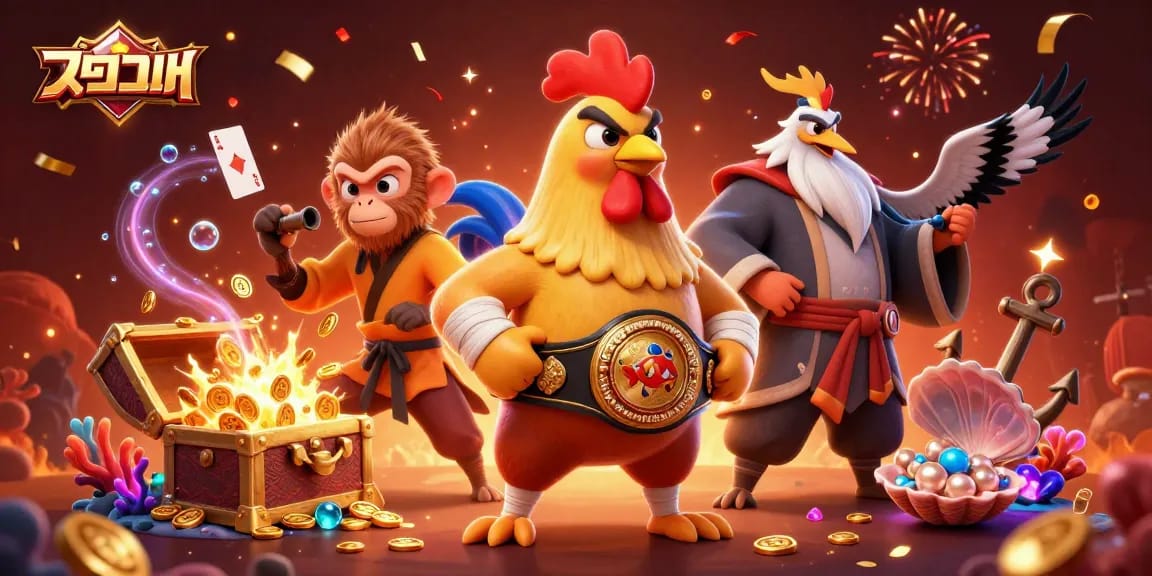 Bet on แทงบอล with fierce characters and vibrant casino elements, showcasing the thrill of gambling.