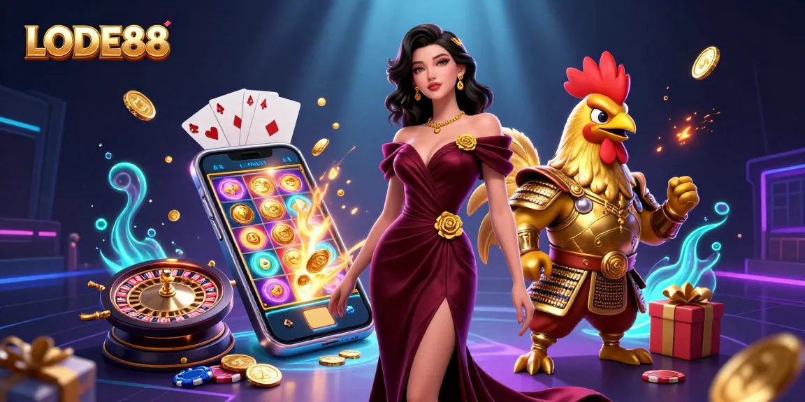 Experience the thrill of LODE88 with vibrant casino action and engaging visuals.