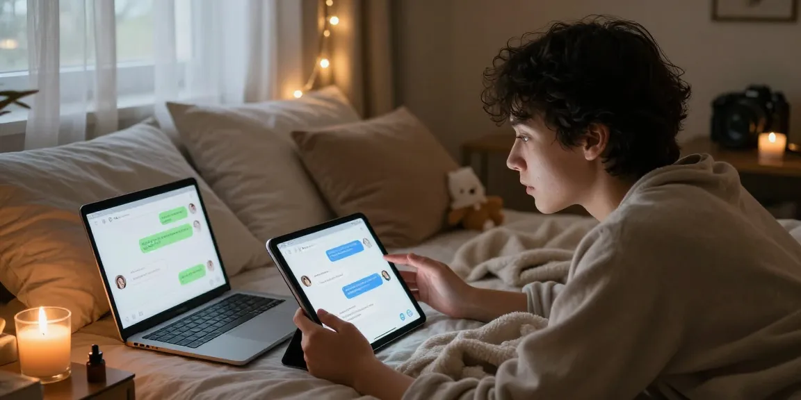 Engaging with a warm and inviting nsfw chat bot in a cozy bedroom setting