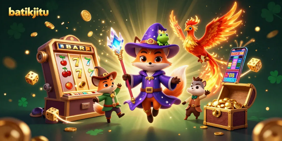Batikjitu menyajikan slot jackpot yang berkilau dan elemen permainan kasino yang mengesankan.