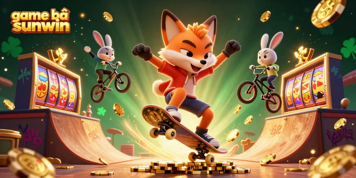 Experience the thrill of game bài sunwin with engaging 3D characters and vibrant casino elements.