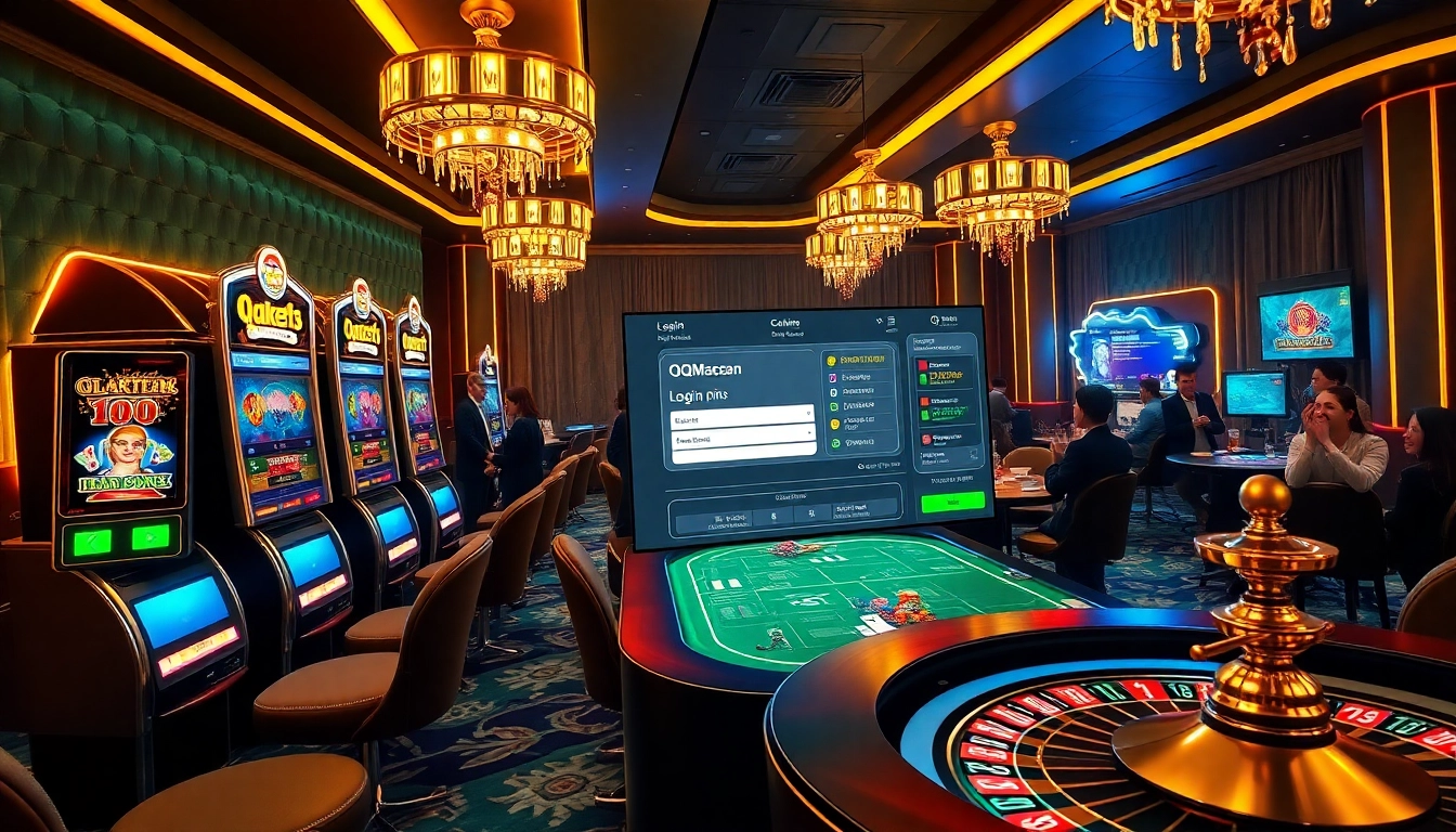 Experience luxury gambling with QQMacan login on modern slot machines and vibrant table games.