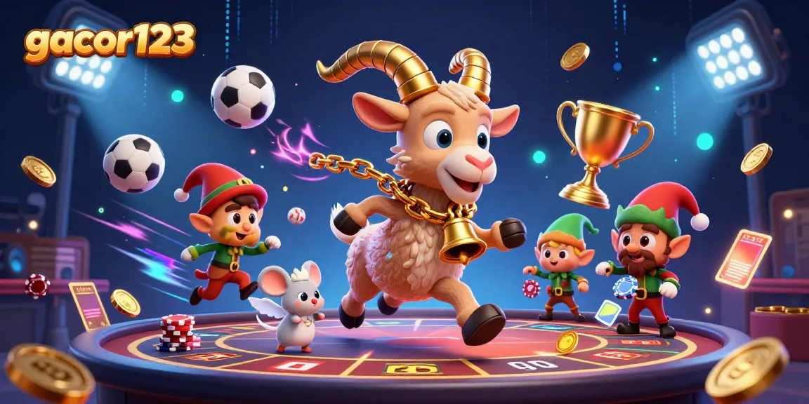 Experience thrilling action at gacor123 casino with a festive Krampus and merry mischief!