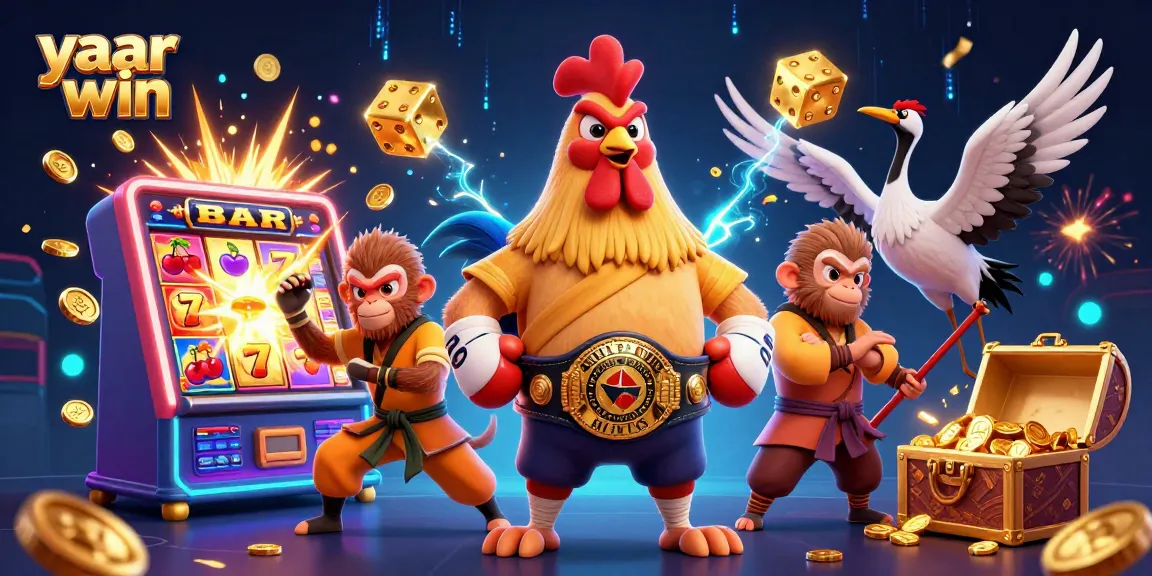 Engage in thrilling gameplay and big wins with yaar win in this vibrant casino scene.