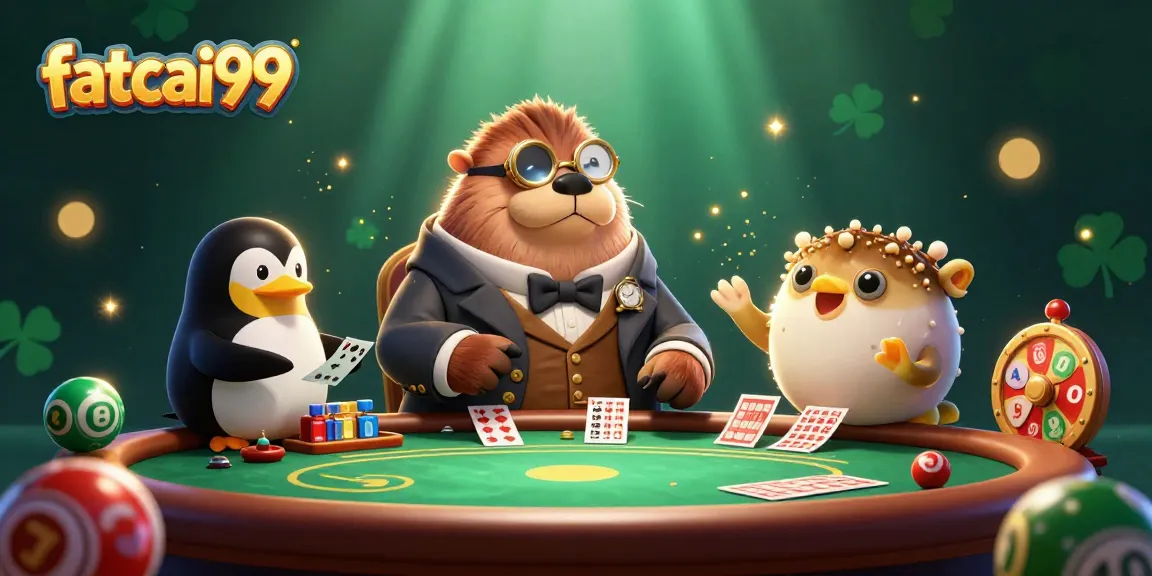Engage in the fun of lottery games with fatcai99 in a vibrant underwater scene.