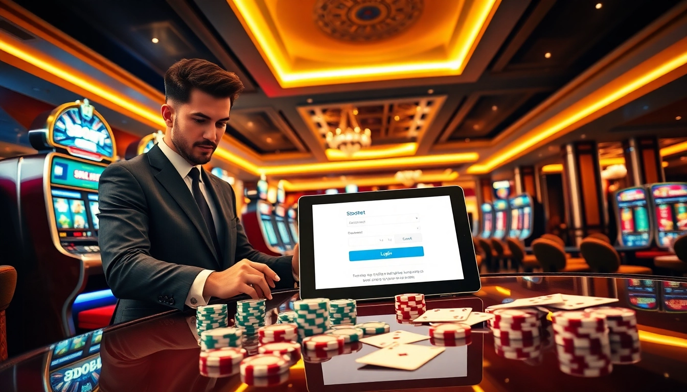 Experience the thrill of sbobet login indonesia at a luxurious casino with exciting gaming options.