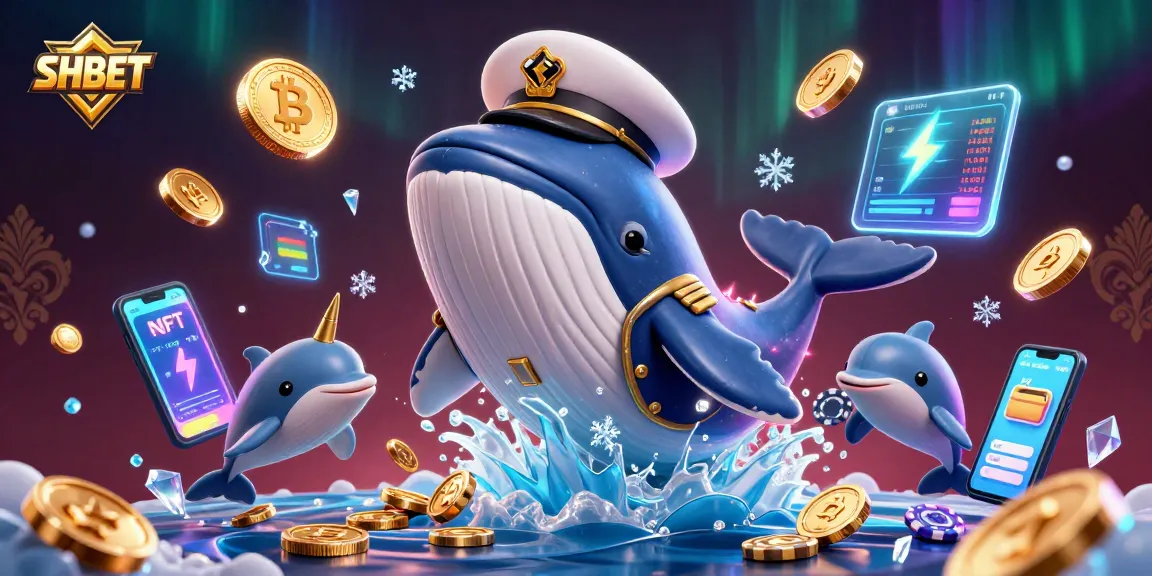 Experience SHBET's thrilling casino world with its vibrant characters and crypto elements.