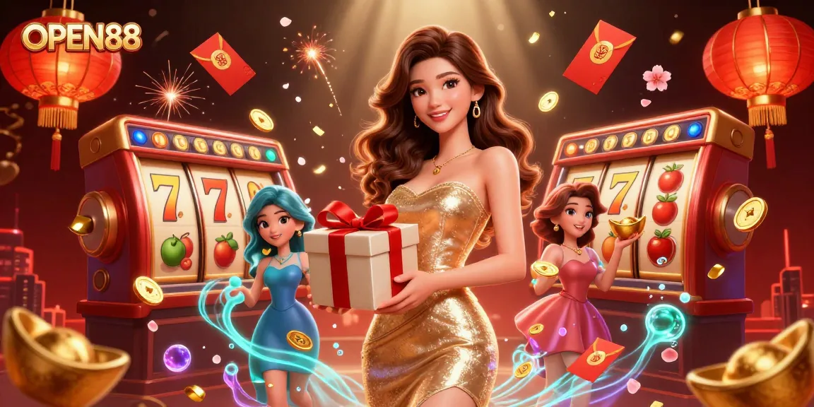 Experience the excitement of OPEN88 casino with vibrant visuals and engaging slot games.