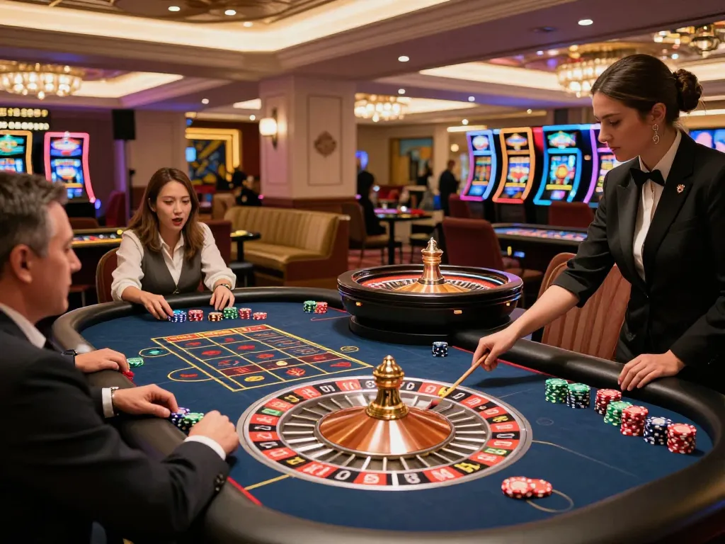 Spin the wheel at a roulette table, exploring casinosscope dynamics of casino excitement and betting strategies