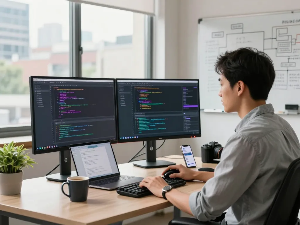 openclaw user setting up personal AI assistant in a modern workspace