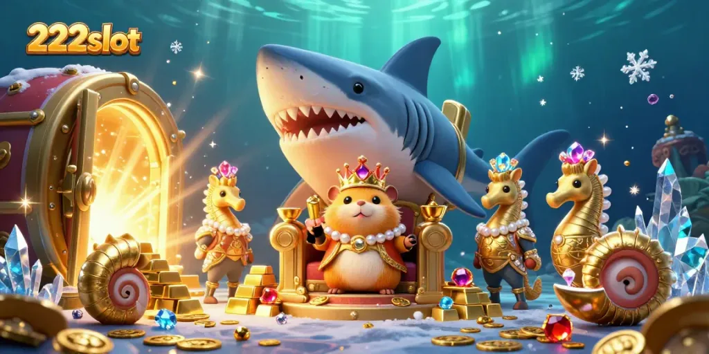 Menangkan jackpot di 222slot dengan raja hamster yang kuat dan kekayaan laut yang berkilau.