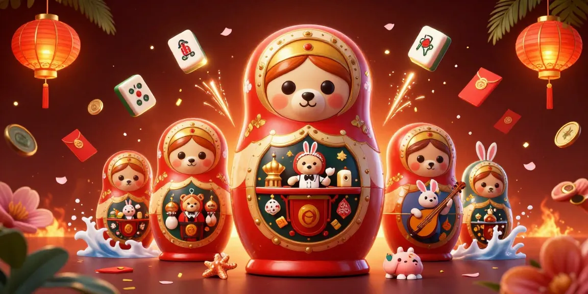 Sukan8a inspires excitement with festive bears in casino outfits among fireworks and lucky symbols.