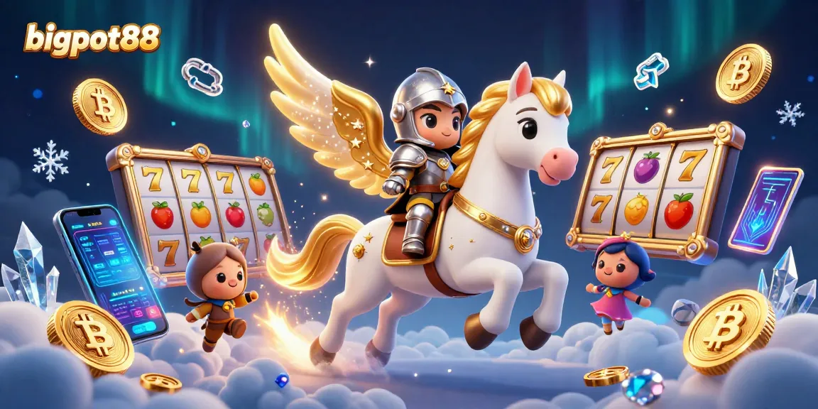 Experience thrilling slot gameplay with bigpot88's exciting games, showcasing vibrant elements and characters.