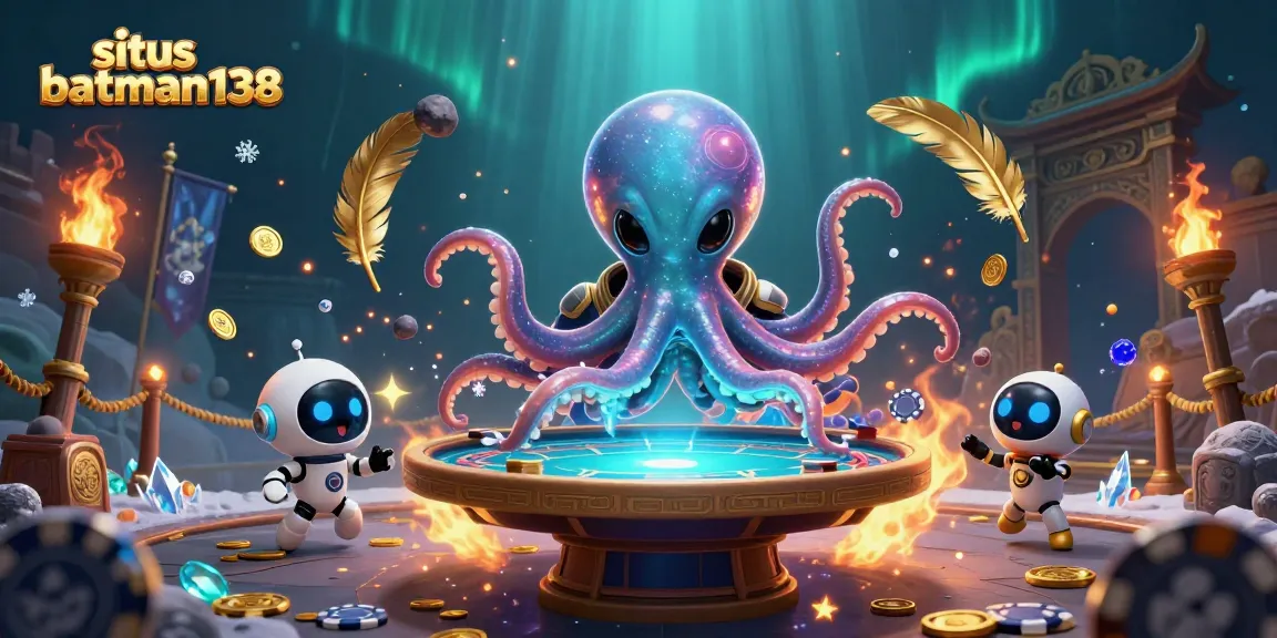 situs batman138 mengoperasikan meja poker holografik dengan karakter alien dan robot