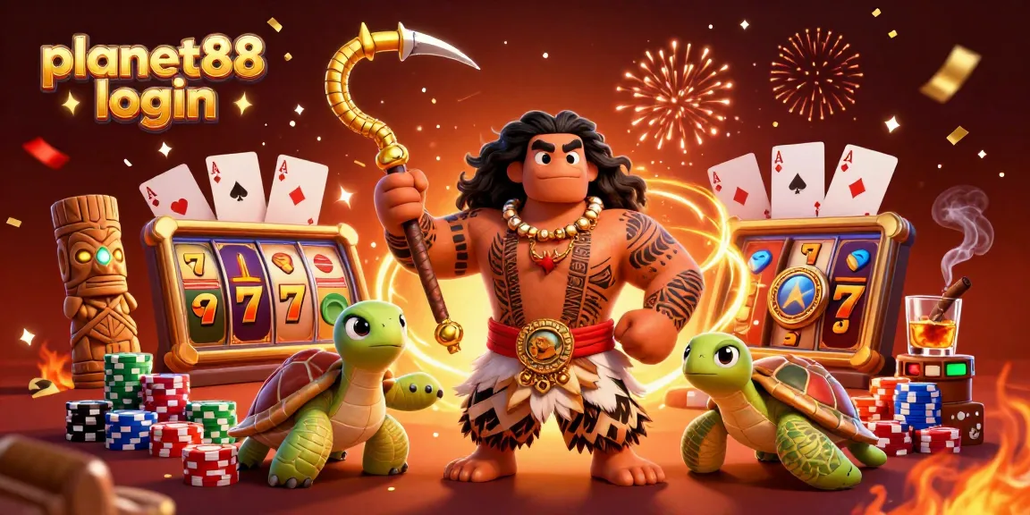 Spin the reels at planet88 login for thrilling jackpot wins in a vibrant casino scene.