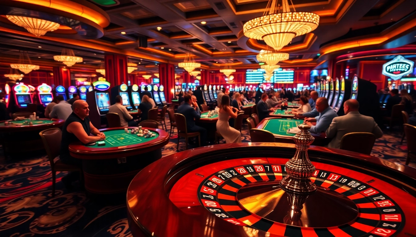 Casino players enjoying an engaging gaming experience at a vibrant venue.