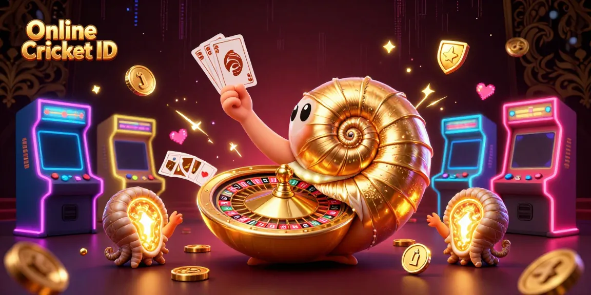 Engage in betting with an Online Cricket ID featuring a dynamic scene of a nautilus roulette wheel surrounded by glowing game elements.
