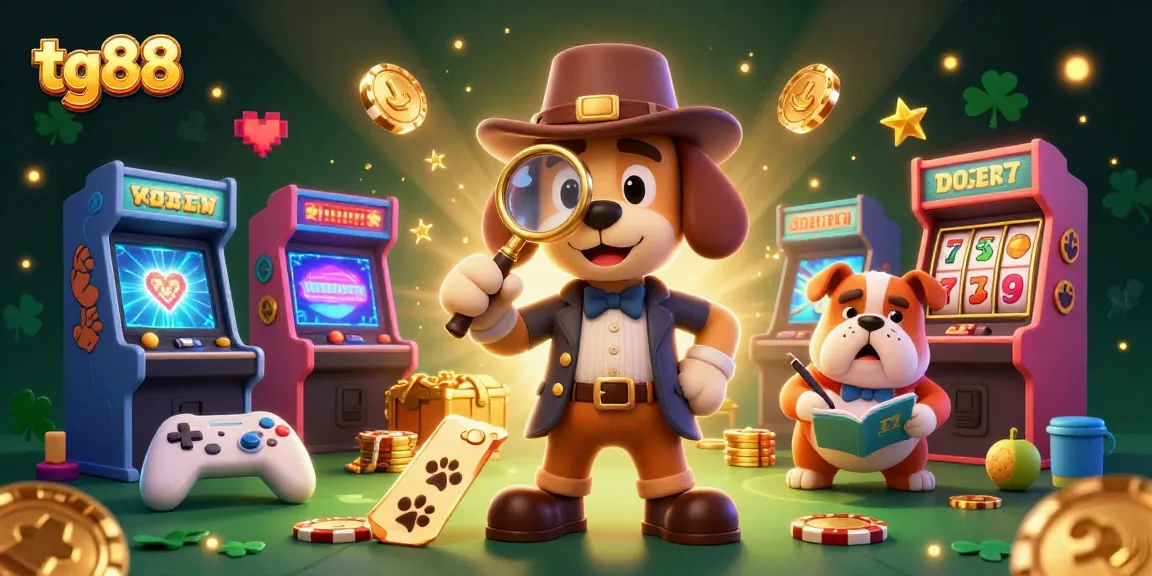 Engage with the tg88 online casino detective scene, uncovering poker chip clues through vibrant gaming elements.