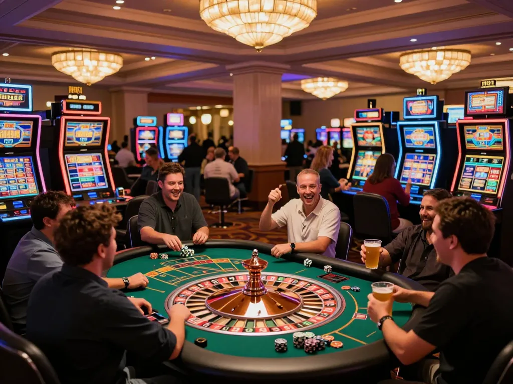 Players celebrating a win at GO88 casino, capturing the excitement of gameplay