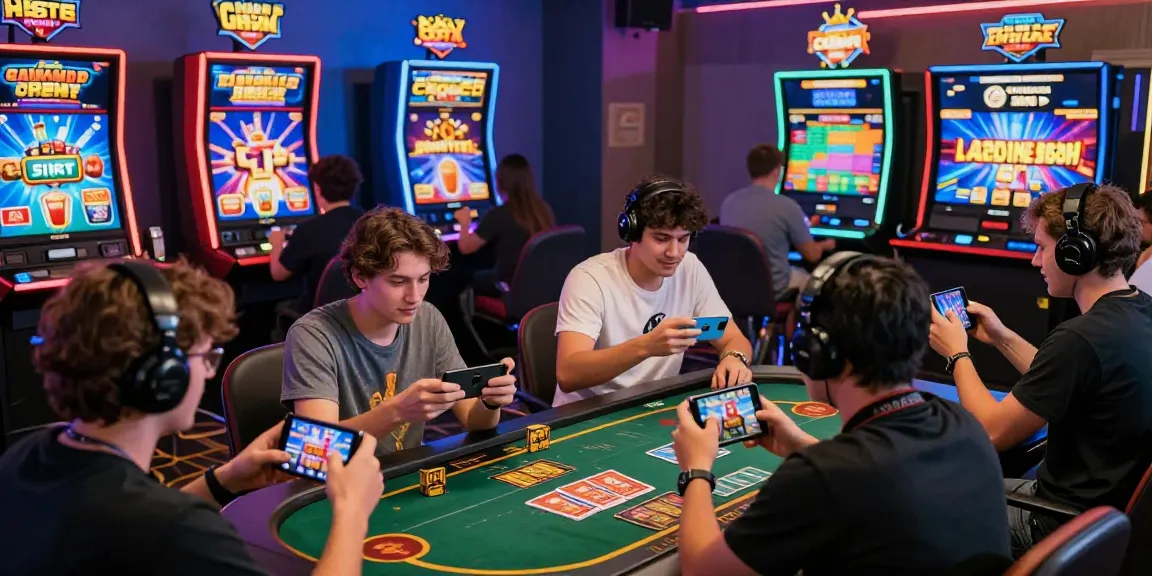 Exciting live gaming scene highlighting gamebaidoithuong is engaged players enjoying popular card games and vibrant visuals.