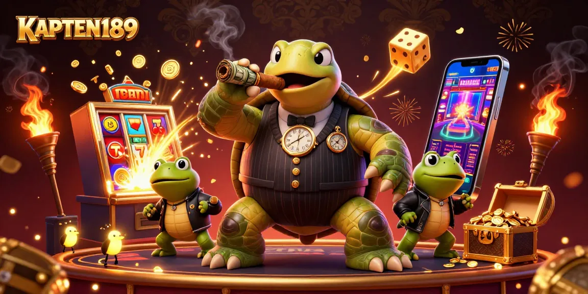 KAPTEN189 menghidupkan pengalaman slot online dengan simbol keberuntungan dan petualangan kasino.