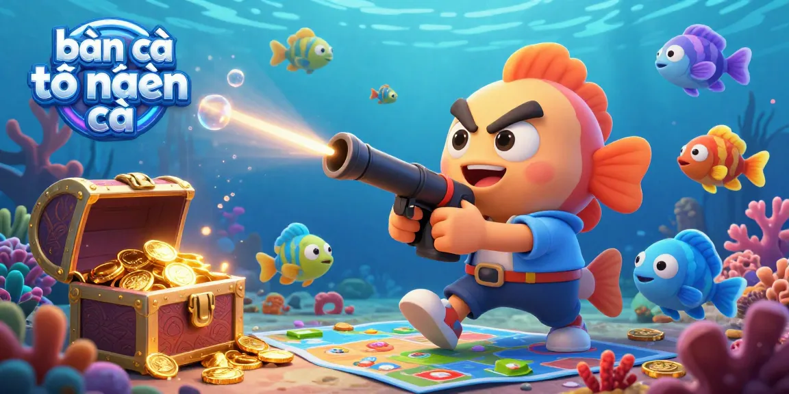 Bắn cá tiểu tiên cá players aiming for big wins in this vibrant underwater treasure hunt with colorful sea creatures.
