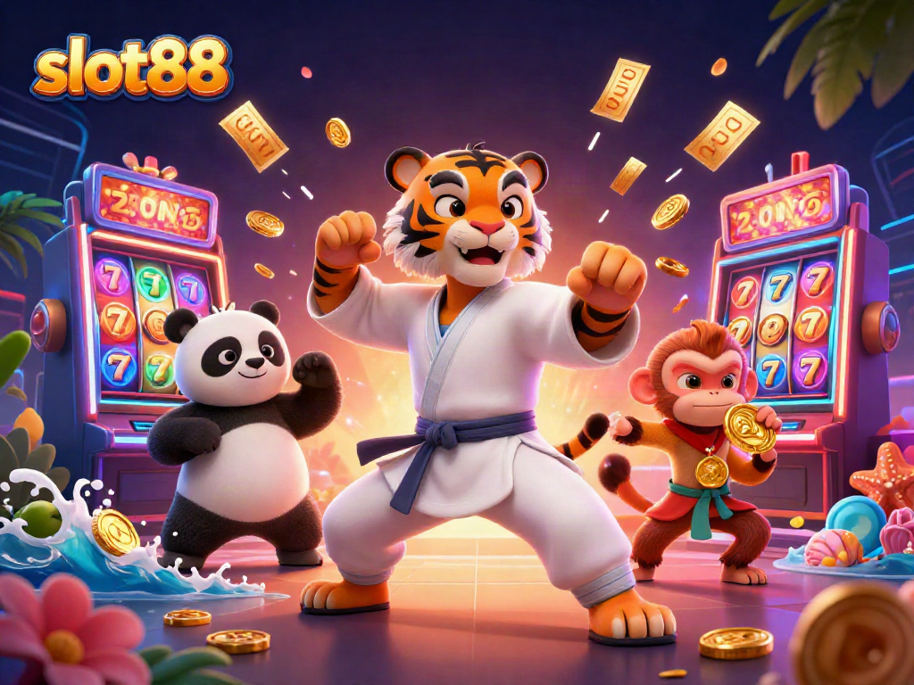 Engage with exciting slot88 casino action featuring vibrant characters and dynamic elements.