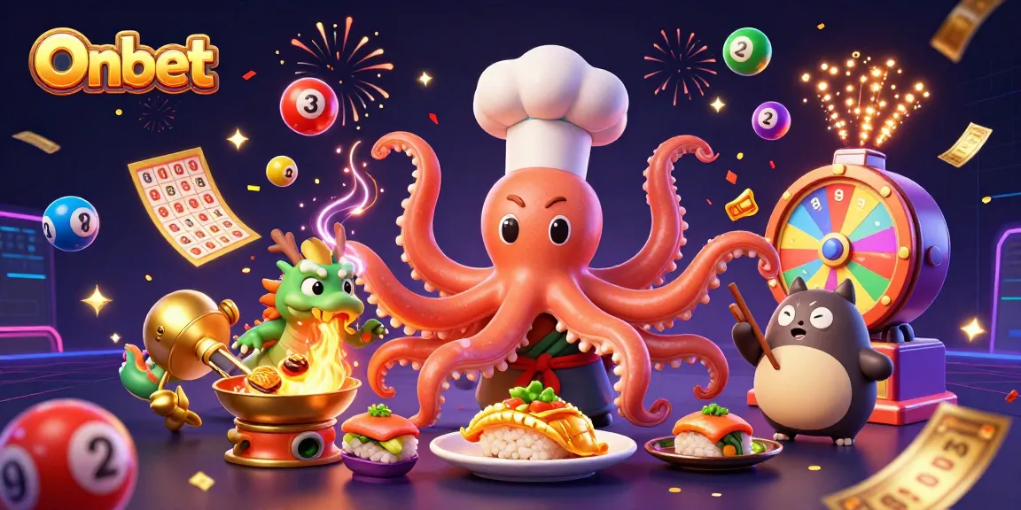 Experience exciting gameplay at Onbet with a vibrant scene featuring dynamic characters and thrilling casino elements.