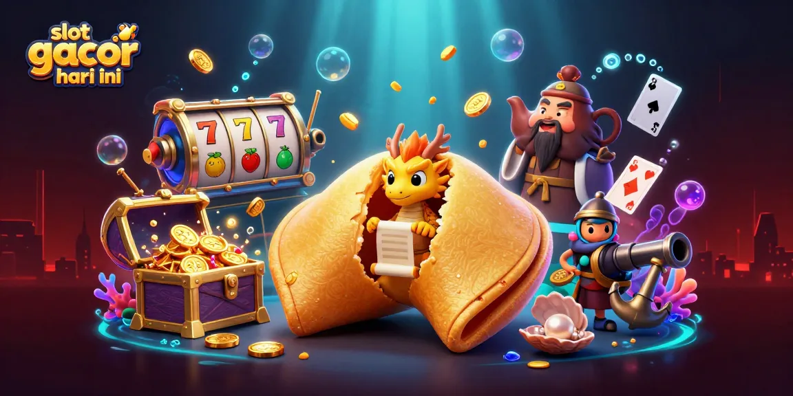 Experience the excitement of slot gacor hari ini with rich visuals of gold coins and animated characters.