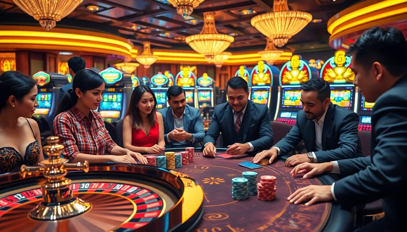 The excitement of gambling at Pahala4D's luxurious gaming table with roulette and poker chips.