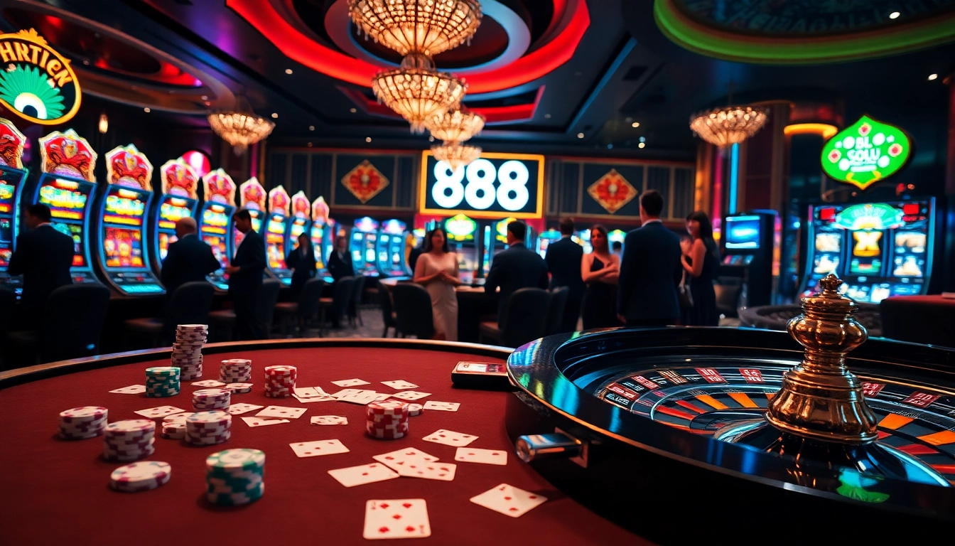 Experience the excitement of u 888 with vibrant casino tables and engaging gameplay.
